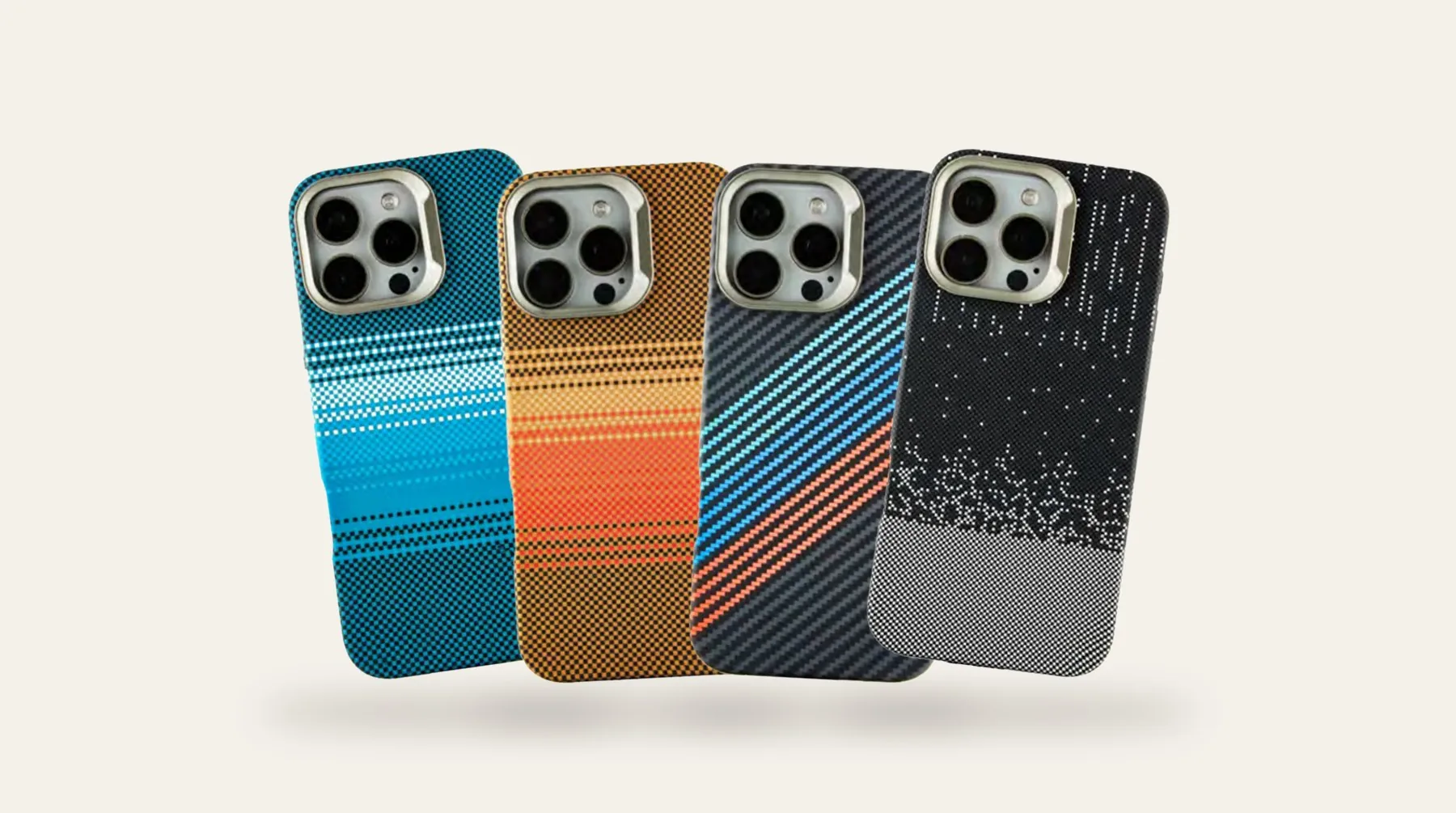 Fundas Carbon Elite en cuatro colores